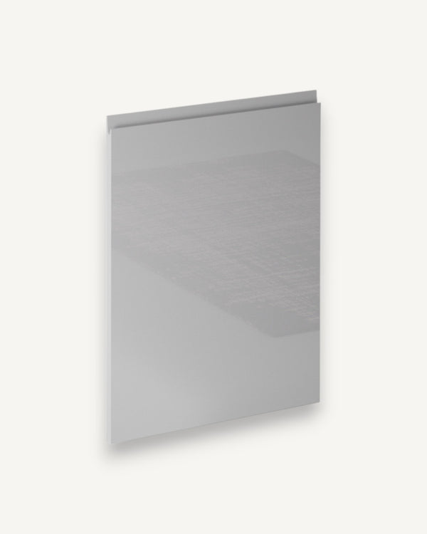 Geschirrspülerfront 45 cm – Velmora D45FZN Grau/Hochglanz