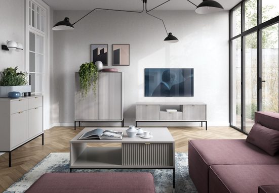 Wohnzimmer-Set - Komfort und Stil für Ihr Wohnzimmer, (Komplett Set, 4-St., Premium - STEUERUNG) - ROYAL24_MARKT