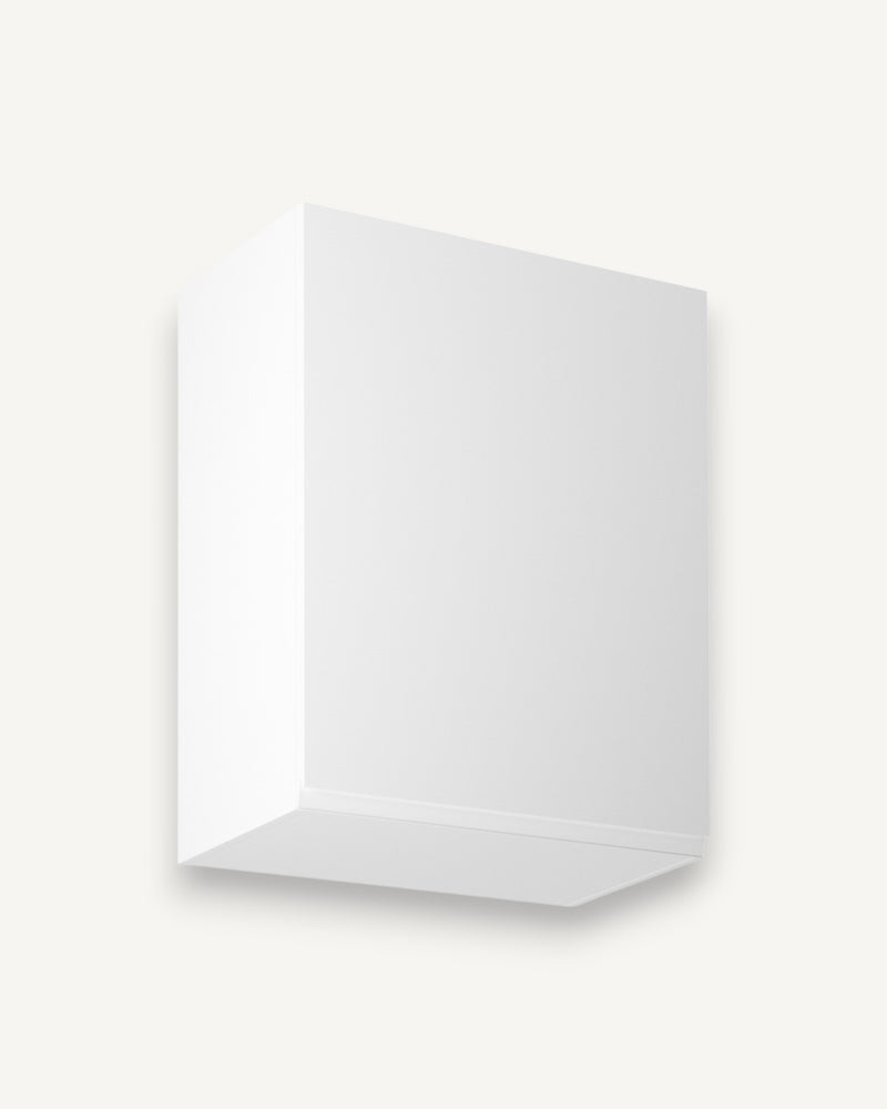 Hängeschrank 60 cm – Velmora G60 P/L Weiß/Hochglanz
