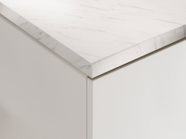 Küchen Arbeitsplatte 38 mm – Marmor Bianco