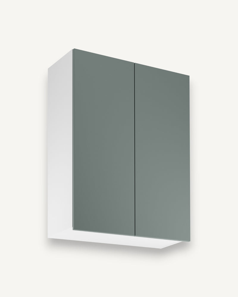 Hängeschrank G80 – Sorento Weiß Grün – Praktischer Stauraum in modernem Look.