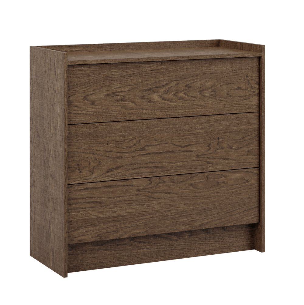 Akari Kommode Modern Elegant – Stilvolle 3-Schubladen Kommode mit Push-to-Open System