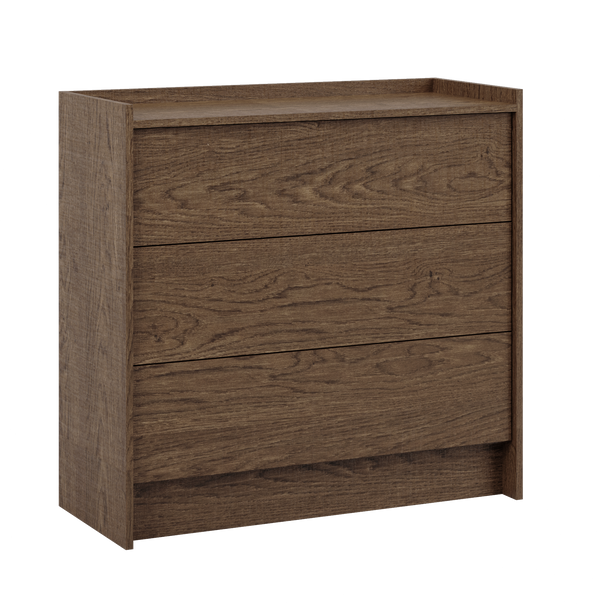 Akari Kommode Modern Elegant – Stilvolle 3-Schubladen Kommode mit Push-to-Open System