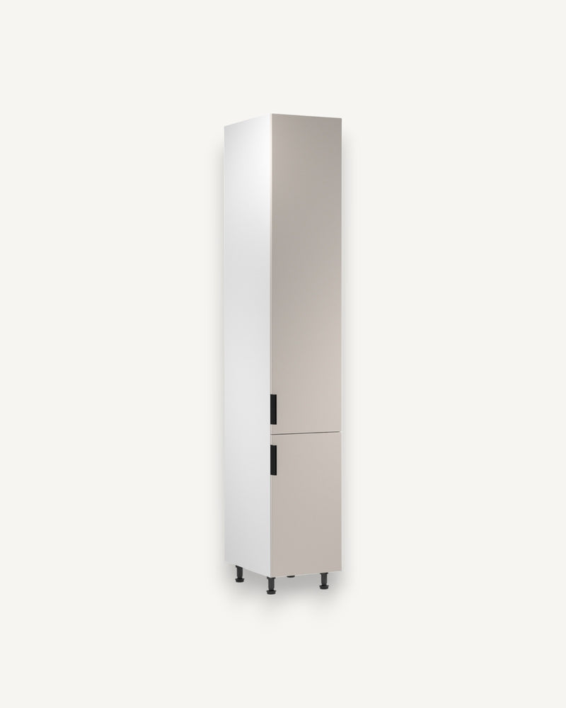 Hochschrank D40SPWN P/L – Sorento Weiß Beige – Praktisch, modern und funktional.