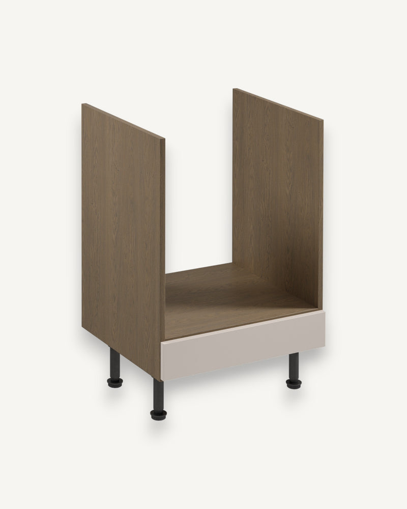 Herdumbauschrank D60ZK – Sorento Beige – Elegante Einfassung für Ihren Herd.