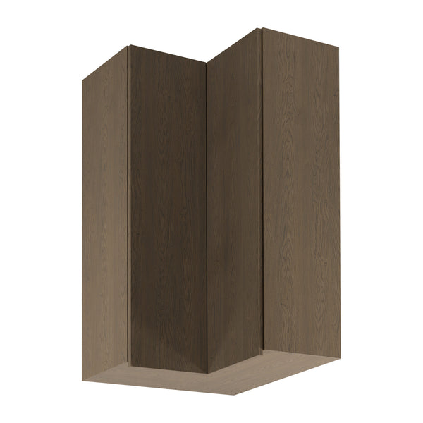 Eckhängeschrank G60N2 – Sorento Dunkle Eiche – Funktionalität trifft Design in der Ecke.