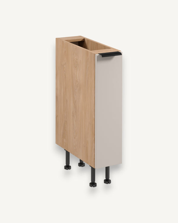Apothekerschrank D20C – Sorento Beige Sonoma Eiche – In minimalistischem Stil für moderne Küchen.
