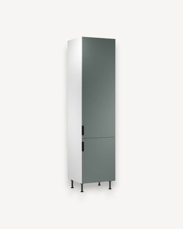Hochschrank D60T P/L AX – Sorento Weiß Grün – Passgenau für Ihre Küche gefertigt.