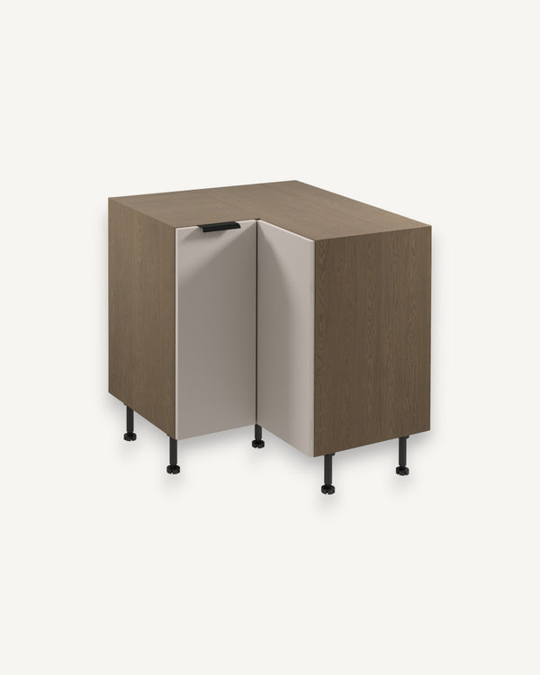 Eckunterschrank D90N – Sorento Beige – Eleganz trifft auf Praktikabilität in jeder Ecke.