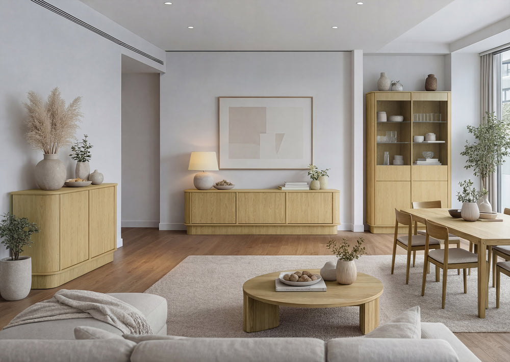 Rivello Wohnzimmer-Set 3-teilig – Modernes Wohnensemble in Baltic Dune