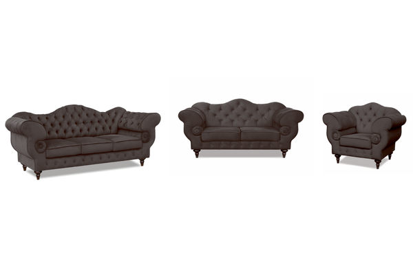 Polstergarnitur Chesterfield Gloria 3 - 2 - 1 - Premium Set - Handgemacht - Premium Materialien - Garantierte Qualität - ROYAL24_MARKT