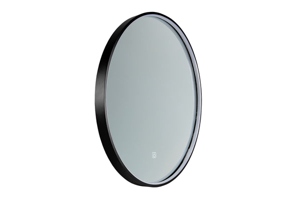 Badspiegel mit LED-Beleuchtung Sirion 60 × 60 cm – mit Rahmen