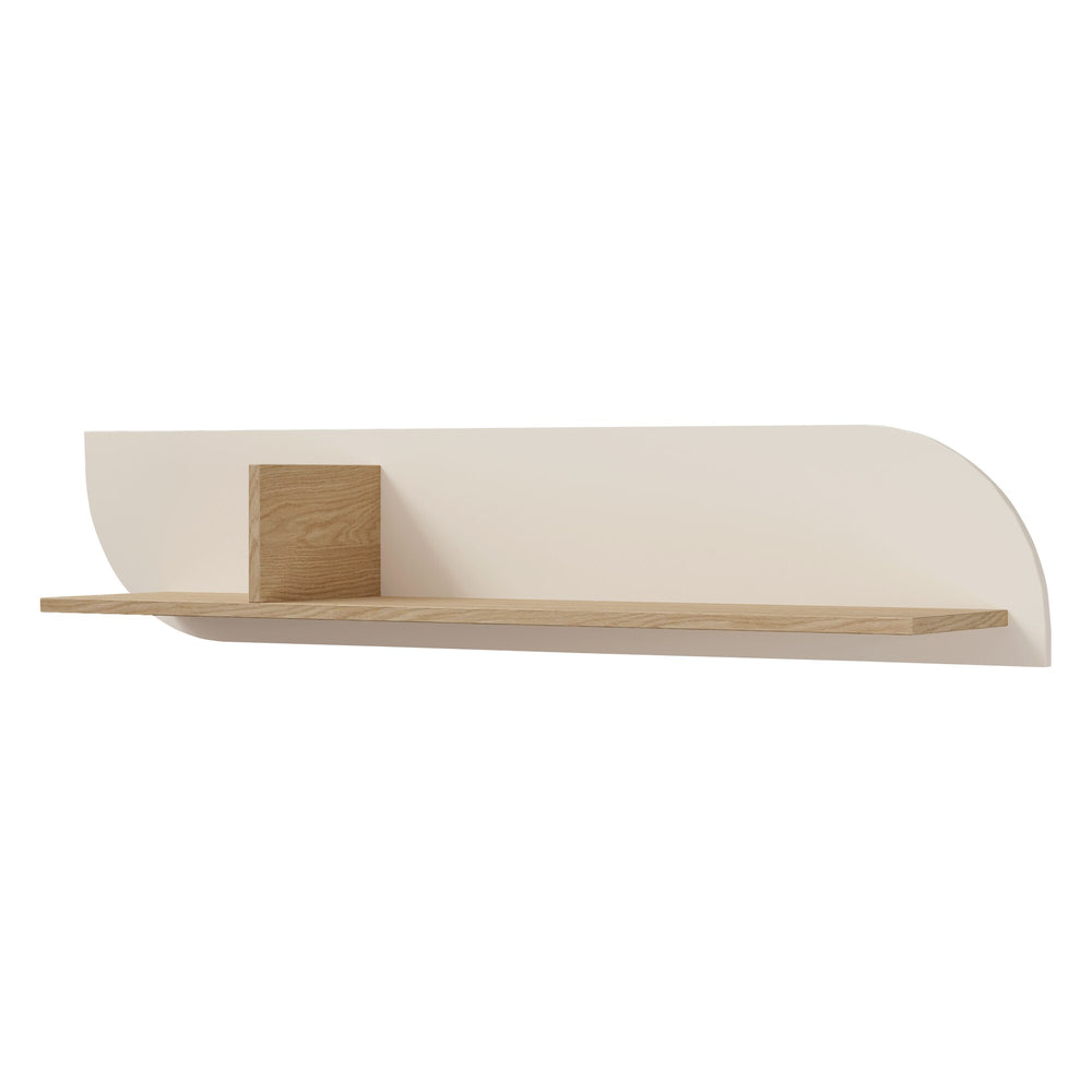 Carmen Wandregal 120 cm – Macadamia / Frühlingseiche