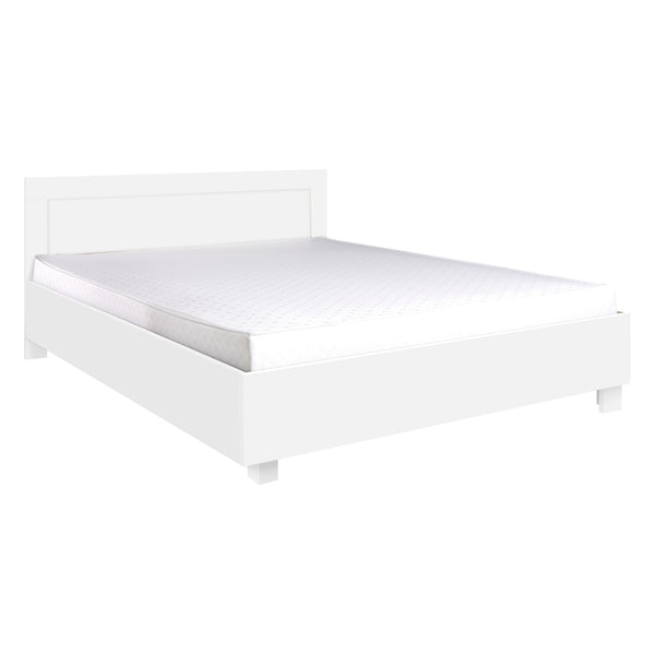 Cezar Doppelbett 140 × 200 cm – Weiß