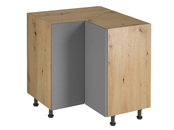 Eckunterschrank D90N – Nexa – L-Form, Ecke voll nutzbar