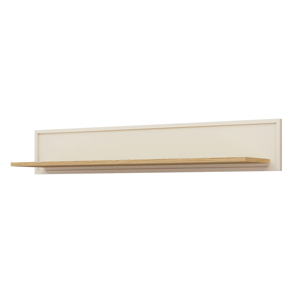 Elora Wandregal 120 cm – Frühlingseiche / Macadamia