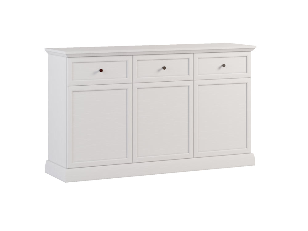 Livento Kommode mit 3 Türen und 3 Schubladen – Sideboard im klassischen Design