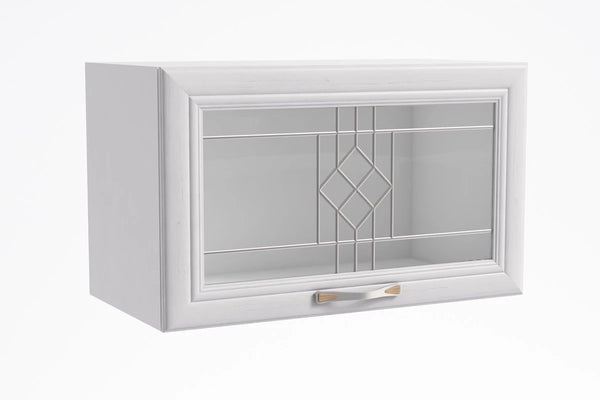 Glashängeschrank G60KSN - Sycylia Weiß - Industrial-Stil – Robuste Materialien für einen urbanen Look. - ROYAL24_MARKT