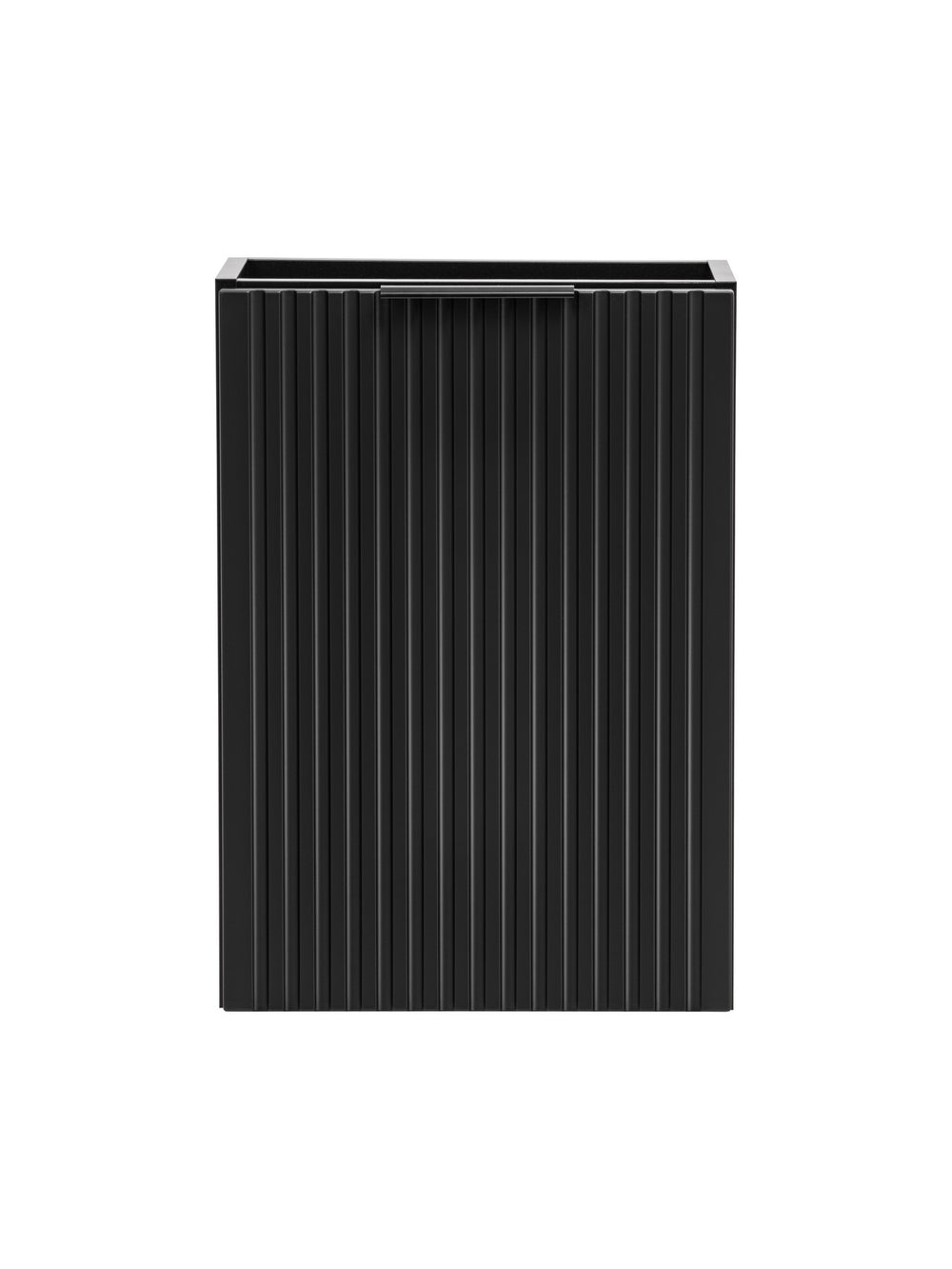 Waschbeckenunterschrank Ardena Schwarz matt / Innenseite Graphit 40 × 57 × 22 cm mit 1 Tür