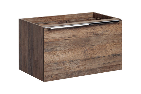Waschbeckenunterschrank Santora Santa Fe Vintage Eiche 80 × 46 × 45,6 cm mit 2 Schubladen