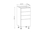 Unterschrank 40 cm - Langen D40S4 - ROYAL24_MARKT