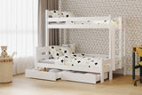 Etagenbett rechts 207 cm - Ökologisch lackiertes Kinderbett. - ROYAL24_MARKT