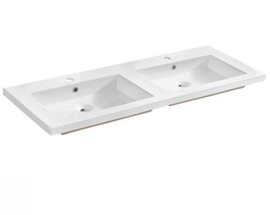 Doppelwaschbecken – Borneo – Innovative Badezimmerorganisation.