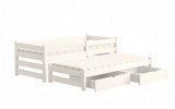 Kinderbett 184 cm  - Natürliches Kinderbett mit praktischen Features. - ROYAL24_MARKT
