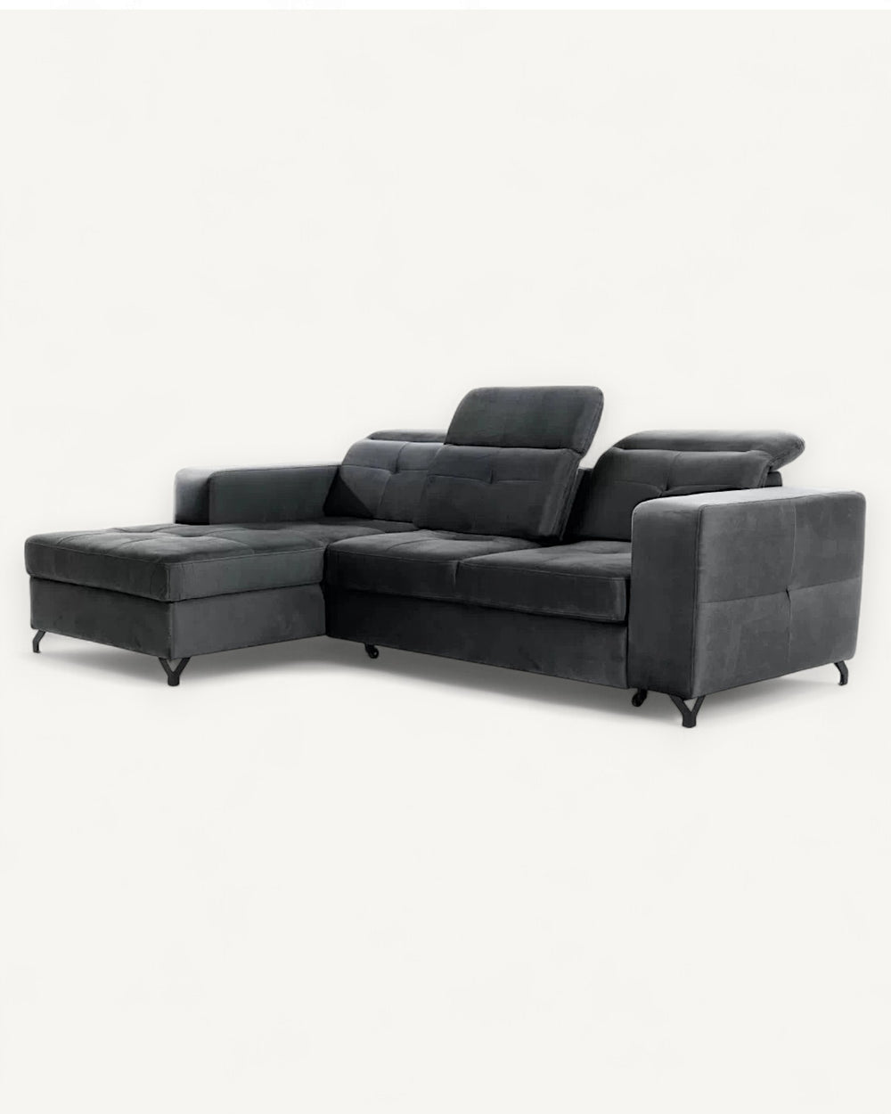 Ecksofa – Belavio – Komfortables und elegantes Design mit Stauraum.