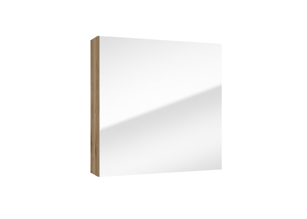 Badspiegelschrank SALSA E60 – Schwarz Matt / Eiche Gold