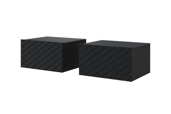 Nachtschrank 50 cm - Hochwertiges Möbelstück für zusätzlichen Stauraum. - ROYAL24_MARKT