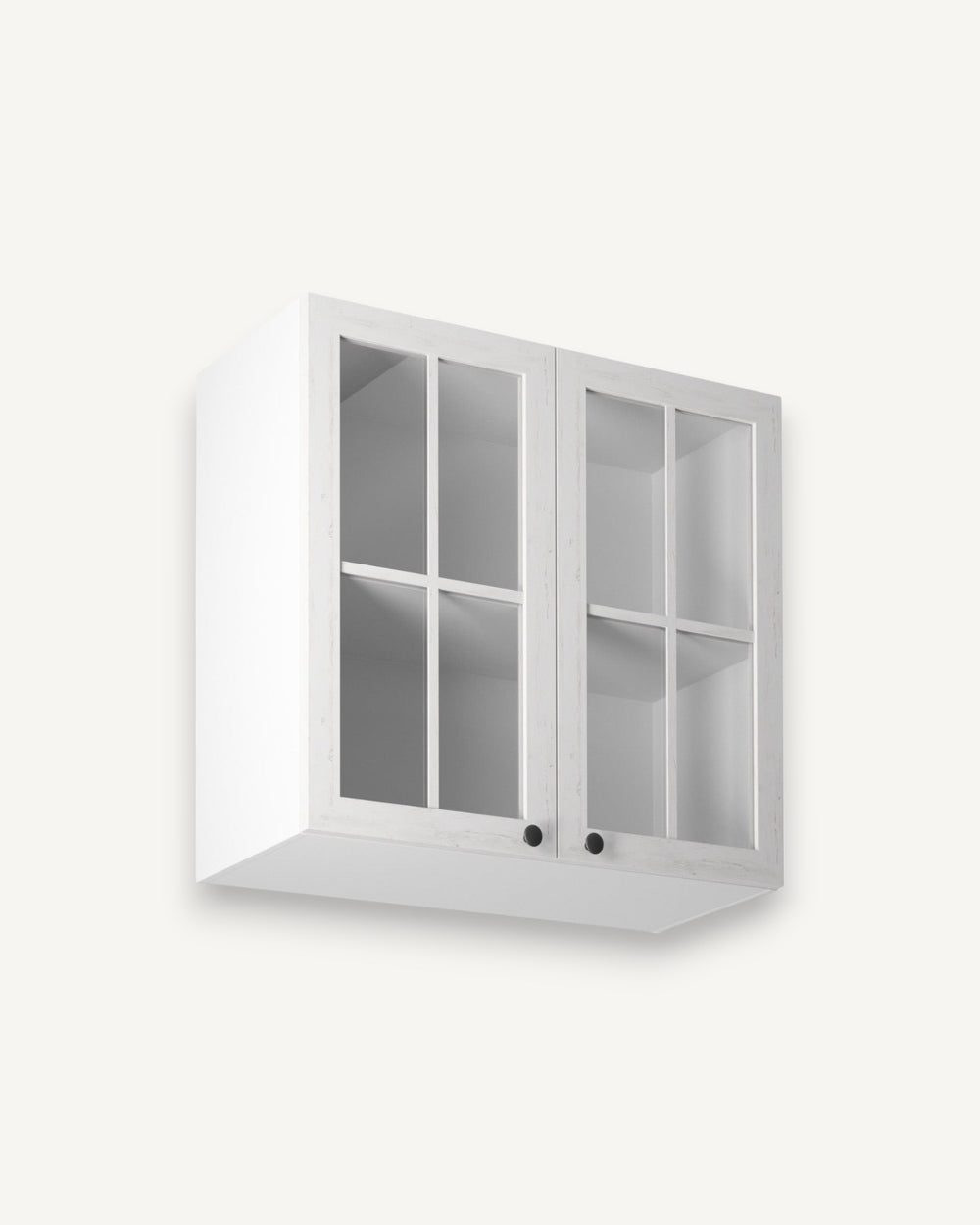 Glashängeschrank G80S – Provence – Moderne Glasregale für Ihre Wand.