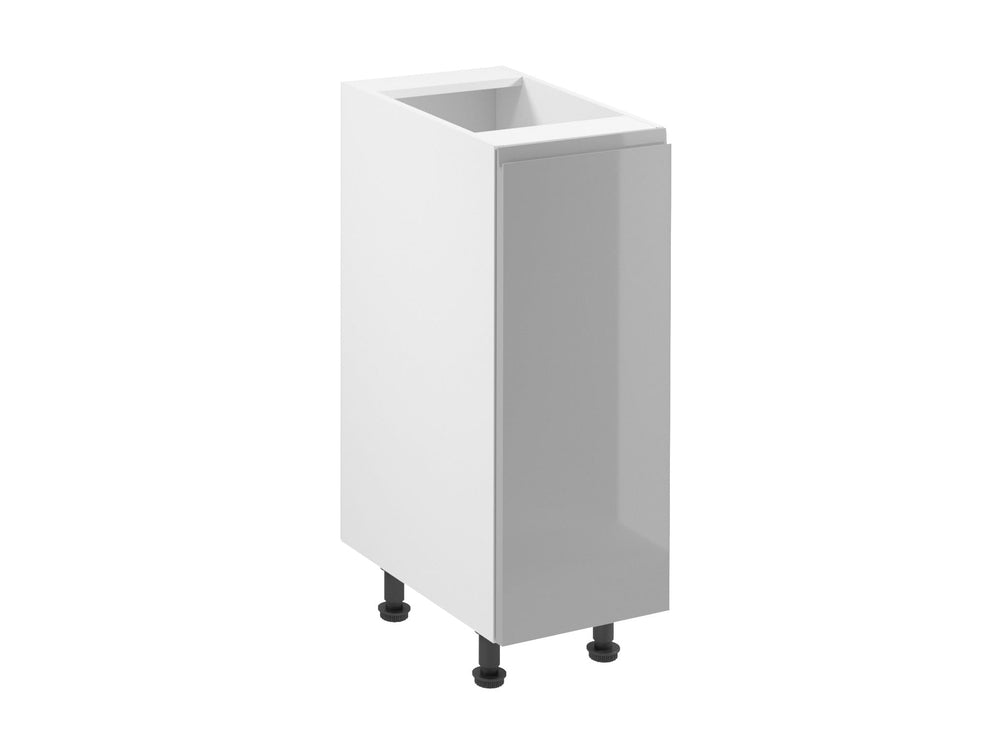 Unterschrank 30 cm – Velmora D30 P/L Grau/Hochglanz