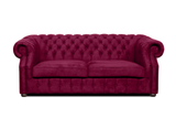 Chesterfield Sofa Luxura - Handgefertigt - Premium - , 1.St x 3-Sitzer Sofa ,- 1 Teile Garantierte Qualität -,Chesterfield-Design -,Premium Materialien - ROYAL24_MARKT