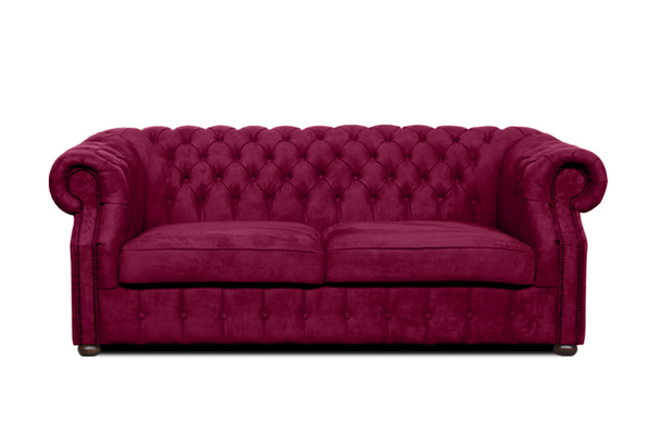 Chesterfield Sofa Luxura - Handgefertigt - Premium - , 1.St x 3-Sitzer Sofa ,- 1 Teile Garantierte Qualität -,Chesterfield-Design -,Premium Materialien - ROYAL24_MARKT