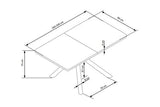 Esstisch - Attraktives Design mit einfachem Klappmechanismus. - ROYAL24_MARKT