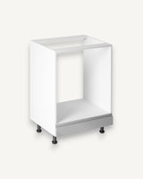Umbauschrank 60 cm - Aspen D60ZK Grau/Hochglanz - ROYAL24_MARKT