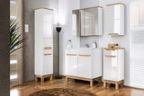 Hochschrank - Badschrank - Bali White - Ordentliche Badezimmerorganisation. - ROYAL24_MARKT