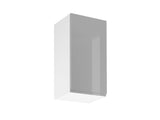 Hängeschrank 40 cm G40 P/L – Velmora – Grau / Hochglanz