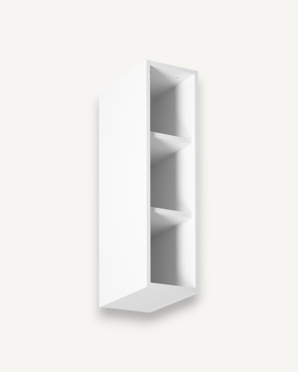 Regalhängeschrank 20 cm – Velmora W20O – Weiß