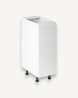 Unterschrank 30 cm - Aspen D30 P/L Weiß/Hochglanz - ROYAL24_MARKT
