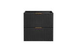 Waschbeckenunterschrank 80 cm, 60 cm - Adel Black - Hervorragende Fertigungsqualität. - ROYAL24_MARKT