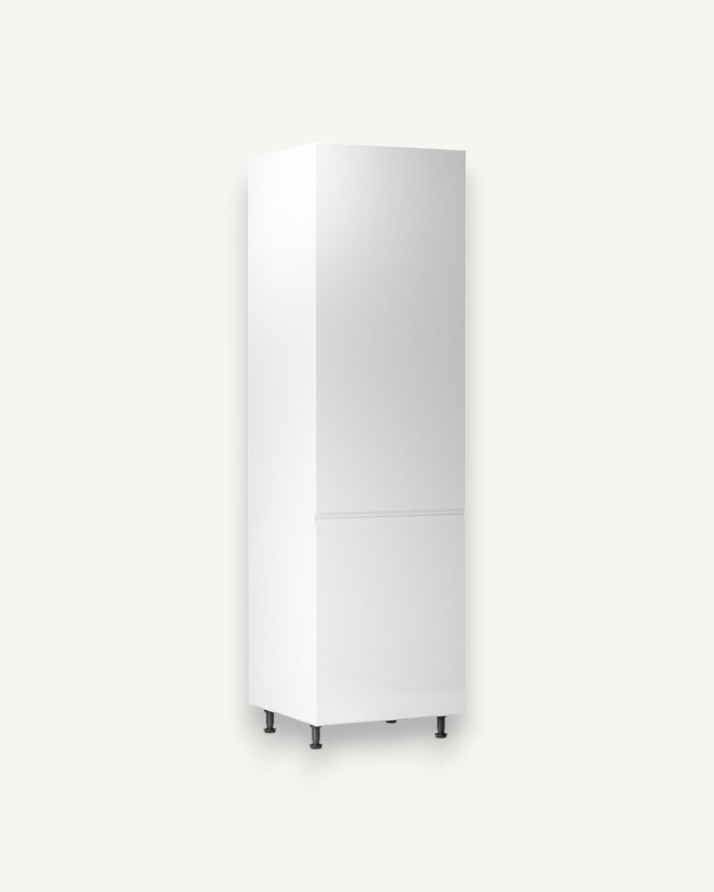 Hochschrank 60 cm – Velmora D60R P/L Weiß/Hochglanz