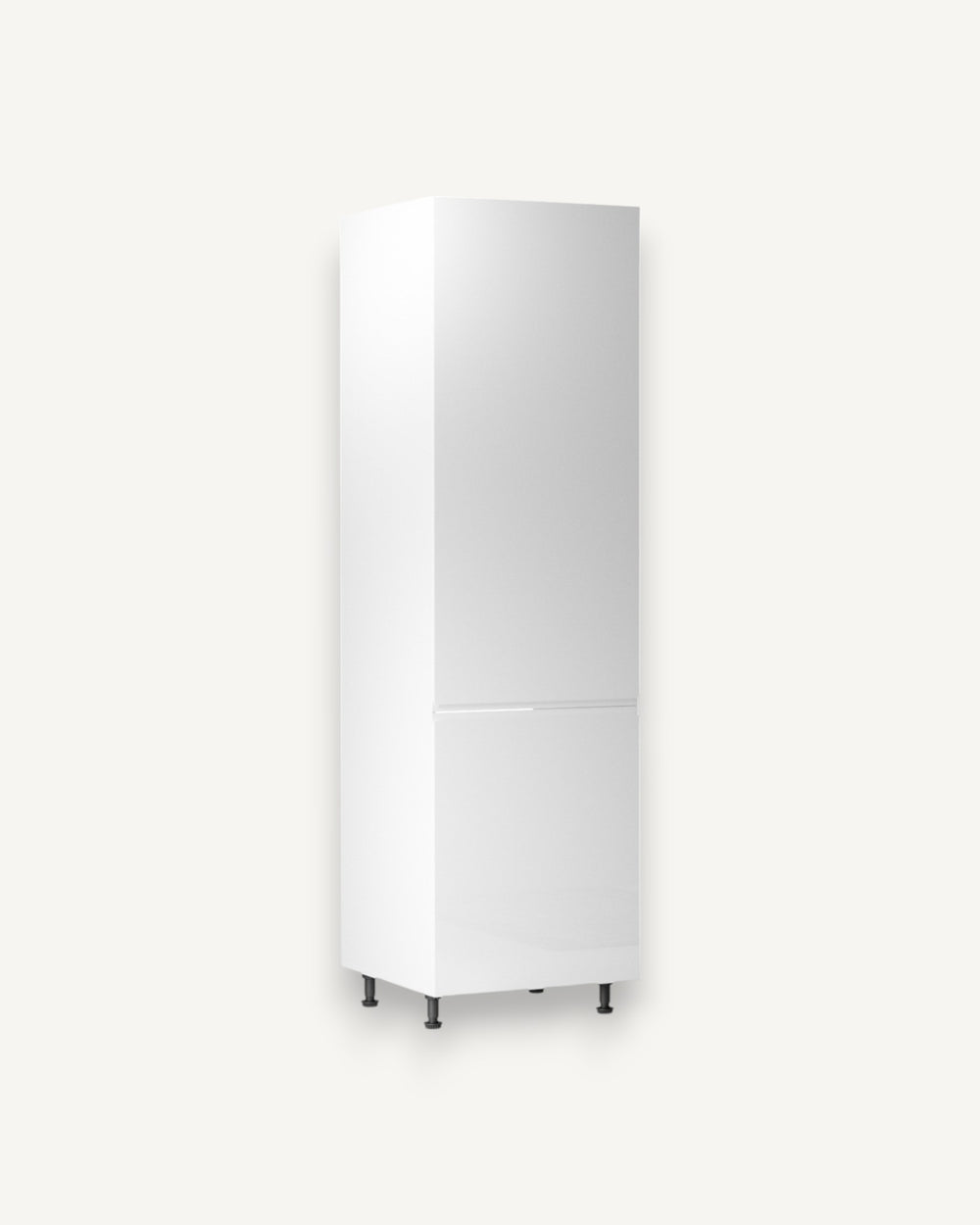 Kühlumbauschrank 60 cm – Velmora D60ZL P/L Weiß/Hochglanz