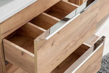 Waschbeckenschrank - Capri Oak - Intelligente Lösungen für stilvolle Badezimmerorganisation. - ROYAL24_MARKT