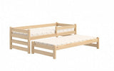 Kinderbett 184 cm  - Natürliches Kinderbett mit praktischen Features. - ROYAL24_MARKT