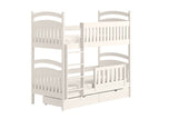 Etagenbett 97 cm - Amely - Umweltfreundliches Bett mit Leiter. - ROYAL24_MARKT