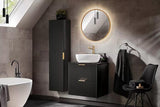Waschbeckenunterschrank 80 cm, 60 cm - Adel Black - Hervorragende Fertigungsqualität. - ROYAL24_MARKT