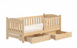 Kinderbett 187 cm - Natürliches Kinderbett mit praktischen Features. - ROYAL24_MARKT