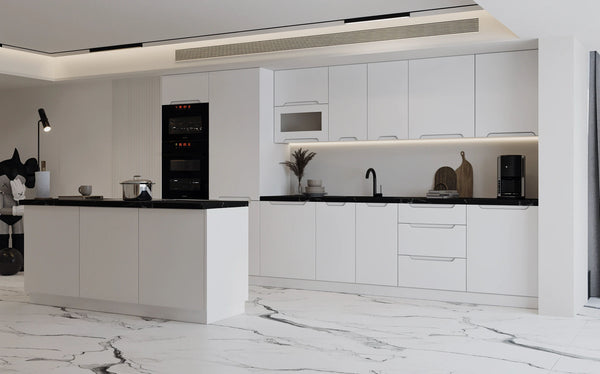 Küchenzeile KS23-G380 – Zivora Weiß – Moderne Optik mit durchdachter Funktion